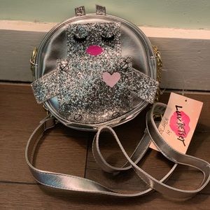 NWT Luv Betsey By Betsey Johnson Robot Bag Silver